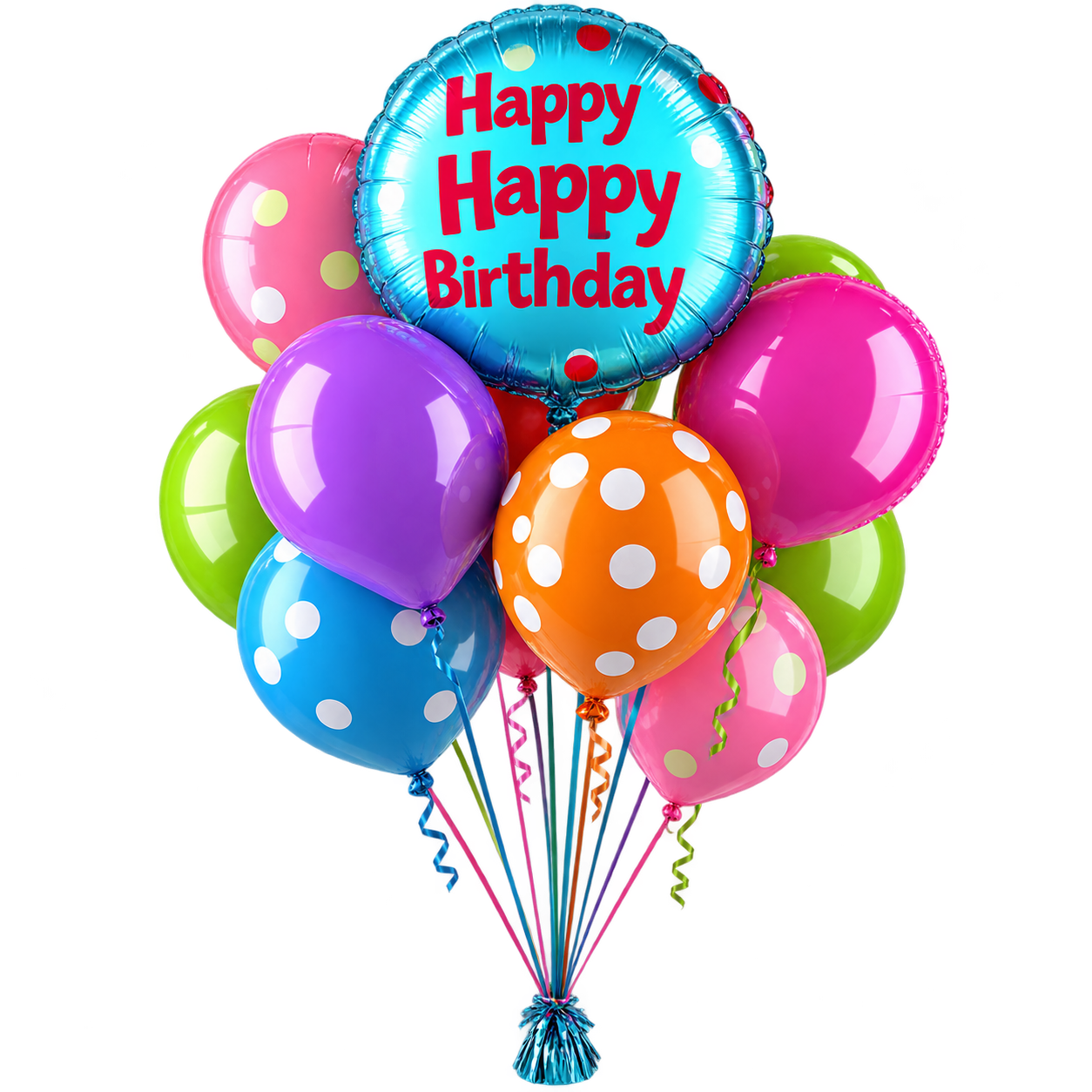 Birthday Balloons flower arrangement