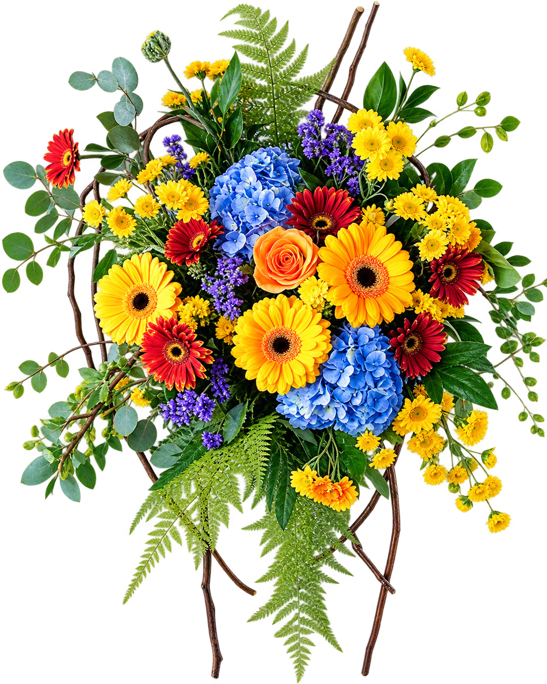 Orchids flower arrangement