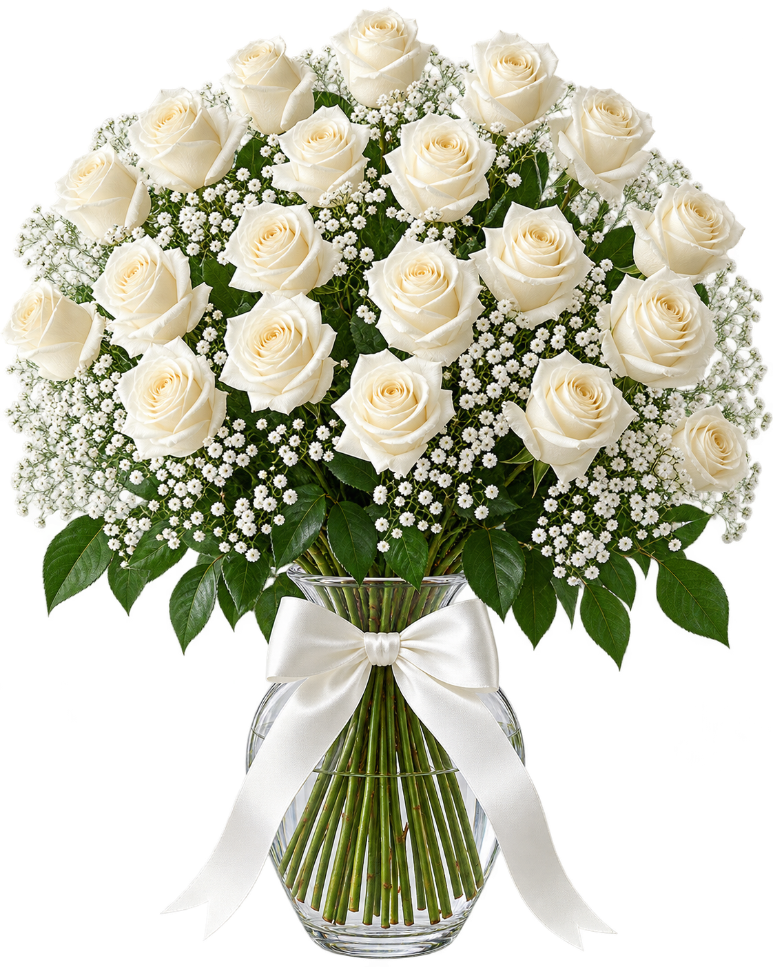 White Rose flower arrangement